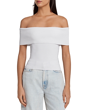 7 for all mankind off shoulder sweater