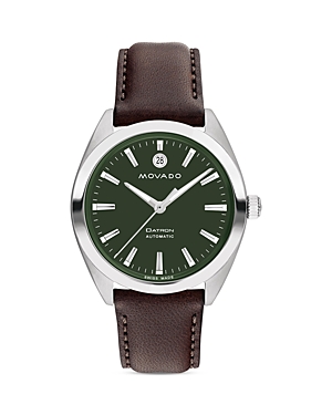 Photos - Wrist Watch Movado Datron Automatic Stainless Steel Watch, 40mm Green/Brown 3650174 