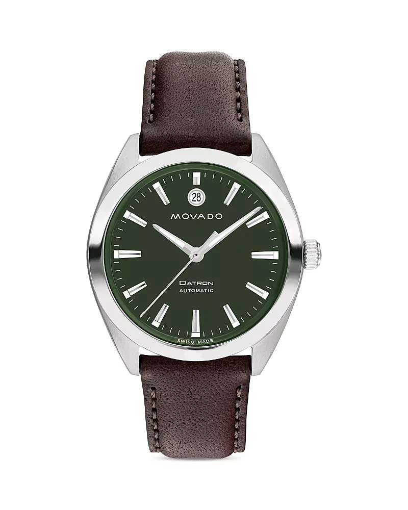 Movado Datron Automatic Stainless Steel Watch, 40mm