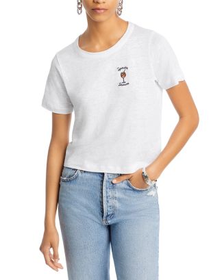 CHASER Spritz Season Embroidered Tee | Bloomingdale's