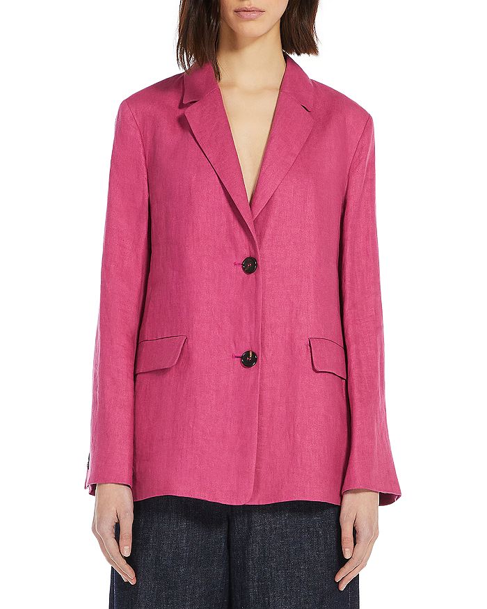 Max Mara Sofia Linen Blazer Bloomingdale s