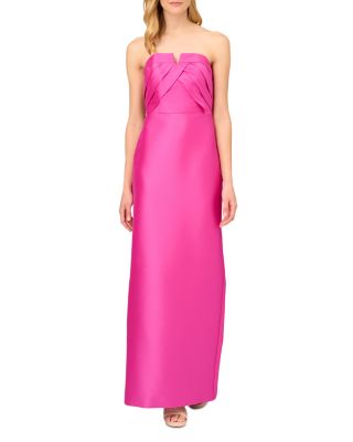 Aidan Mattox - Strapless Stretch Mikado Gown