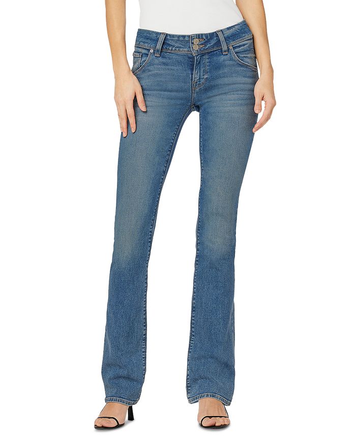 Hudson Beth Mid Rise Baby Bootcut Jeans in Golden | Bloomingdale's