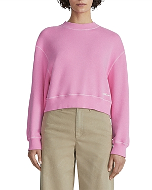 Rag & Bone Vintage Terry Sweatshirt In Pink