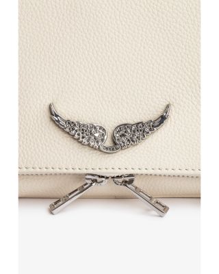 Rock Swing Your Wings Leather Clutch Bag 