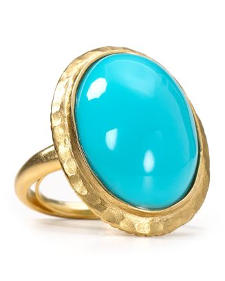 Kenneth Jay Lane Turquoise Dome Ring | Bloomingdale's