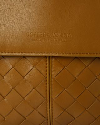 【BOTTEGA VENETA】SMALL FLIP FLAP POUCH Bottega Veneta Flip Flap Small Prism Canvas & Leather Pouch