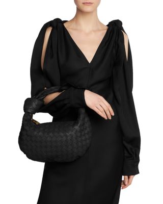 Teen Jodie Intrecciato Leather Top Handle Bag