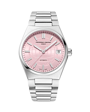 Frederique Constant Highlife Watch, 34mm In Pink/silver