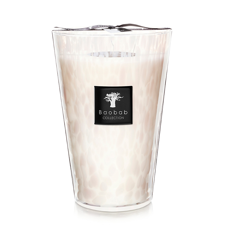 Baobab Collection White Pearls Candle