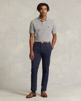 Custom Slim Fit Mesh Polo Shirt