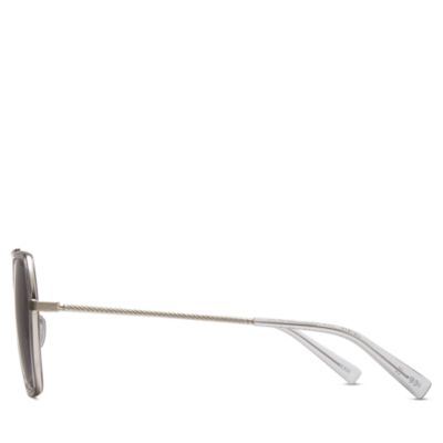 510 Hexagon Double Bar Sunglasses, 56mm