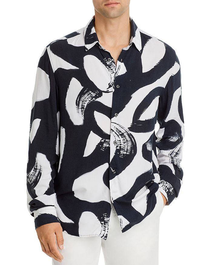 HUGO Emero Straight Fit Button Down Shirt | Bloomingdale's