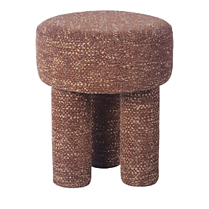 Shop Tov Furniture Claire Knubby Stool In Brown