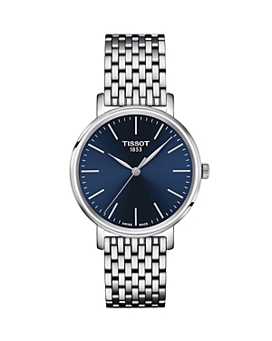 Tissot Everytime Desire Watch, 34mm In Blue/silver