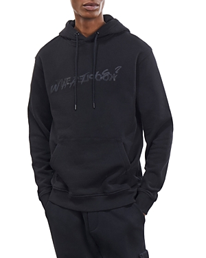 The Kooples What Is Graphic Hoodie In Black