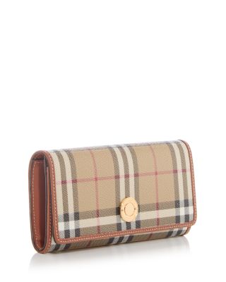 Halton Vintage Check Continental Wallet