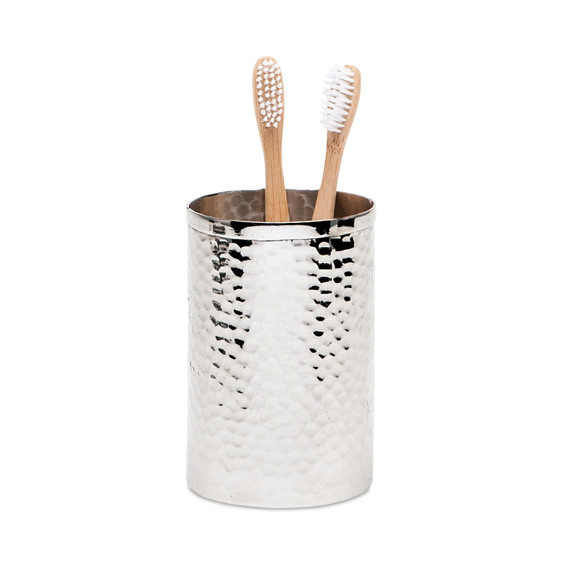 Pigeon & Poodle Verum Toothbrush Holder In Shiny Nickel
