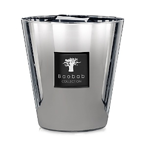 Shop Baobab Collection Max 16 Les Exclusives Platinum Candle In Silver