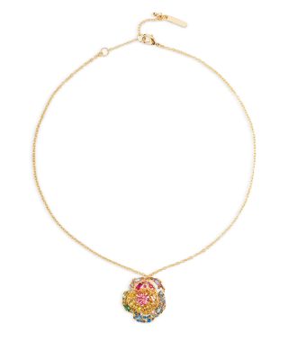 KURT GEIGER LONDON - Flower Bloom Pendant Necklace