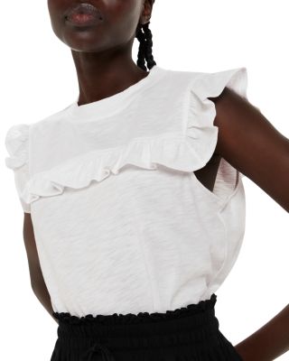 Ruffle Trim Tank Top