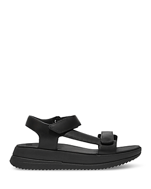 Fitflop Women's Surff Ankle Strap Sport Sandals In All Black