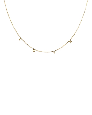 Bloomingdale's Love Necklace In 14k Yellow Gold, 18