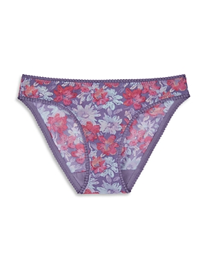 On Gossamer Mesh Hip Bikini In Sketchbook Floral