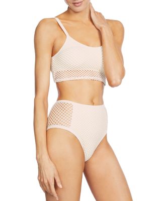 Pua Mesh High Waist Bikini Bottom