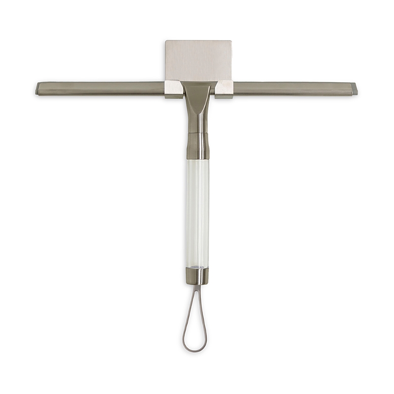Zadro Deluxe Multi Use Shower Squeegee In Clear Acrylic Handle