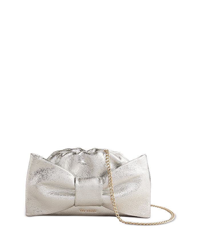 Ted Baker - Nisnia Small Leather Bow Clutch Bag