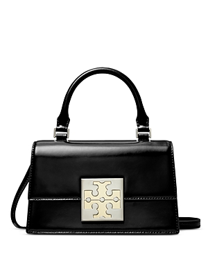 Tory Burch Bon Bon Spazzolato Leather Mini Handbag