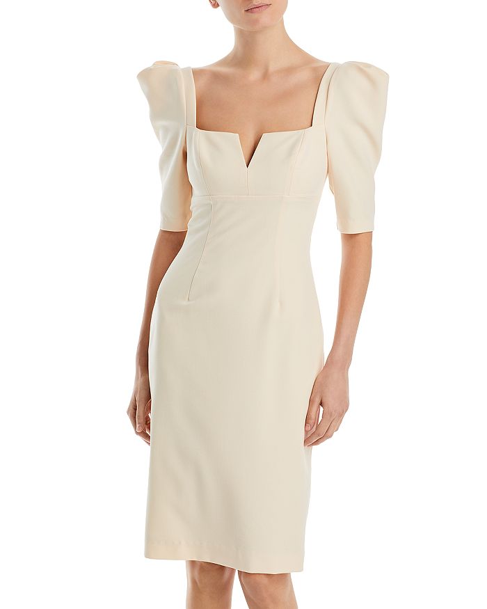 Black halo sheath dress clearance