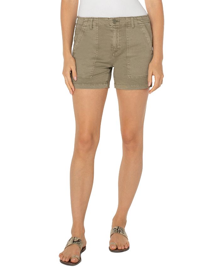 Liverpool Los Angeles Mid Rise Utility Shorts Bloomingdale's