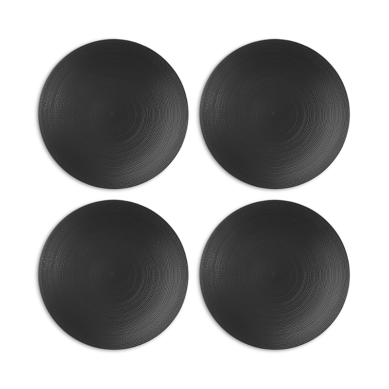 Lenox Lx Collective Accent Plates 4 Piece Set In Black