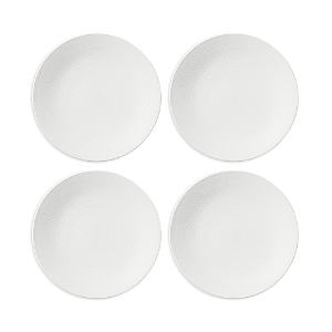 Shop Lenox Lx Collective Dinner Plates, Set Of 4 In White