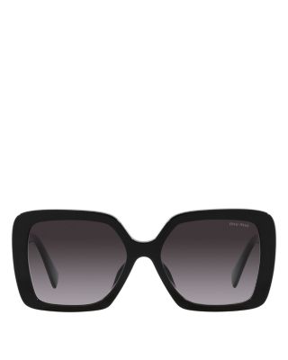 小物 2000s miumiu square sunglasses Miu Miu Square Sunglasses, 54mm | Bloomingdale's