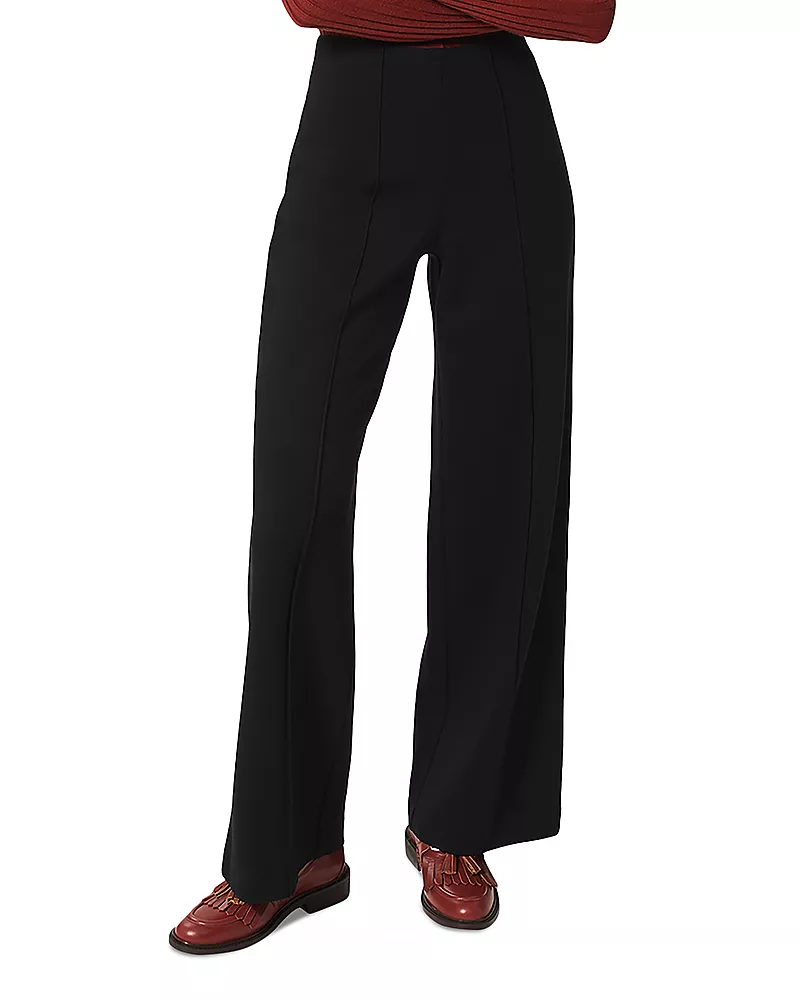Hobbs London Petites Prim Pull On Wide Leg Pants