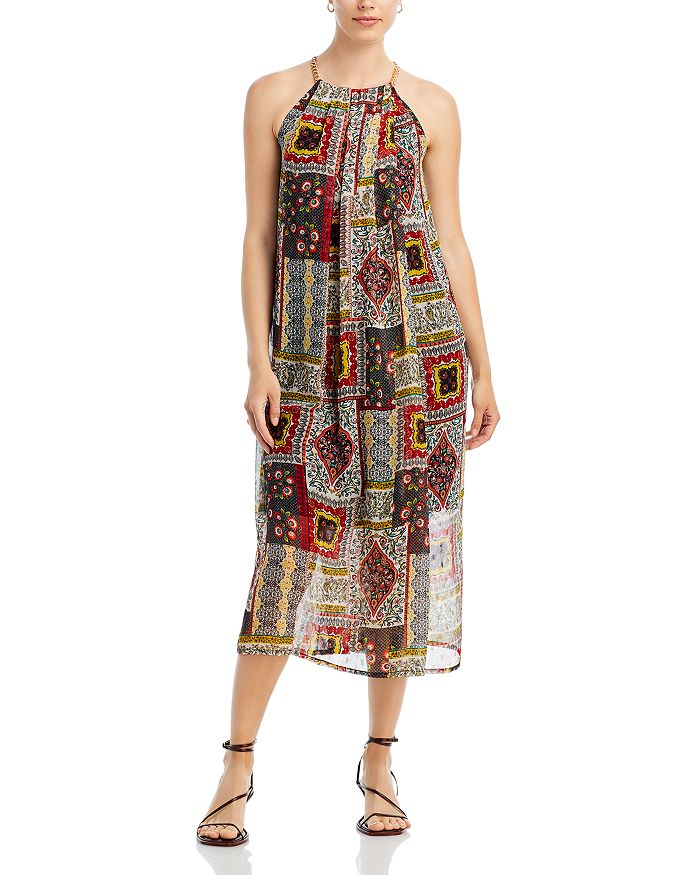 T Tahari Chain Halter Maxi Dress Bloomingdale s