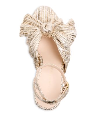 Women's Camellia Bow High Heel Sandals