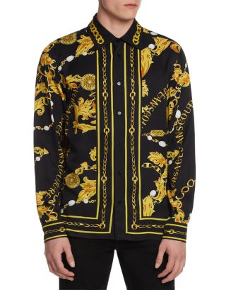 Versace Jeans Couture Printed Button Down Shirt | Bloomingdale's