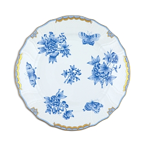 Herend Queen Victoria Dinner Plate In Blue