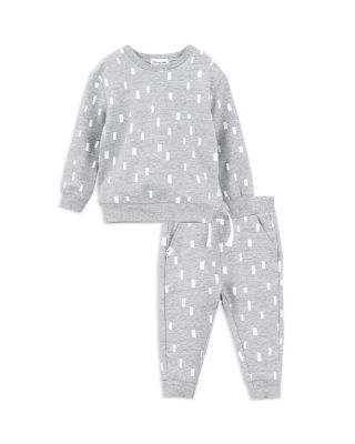 Miles The Label - Boys' Printed Long Sleeved Sweatshirt & Pants Set - Baby