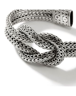 Classic Chain Love Knot Woven Link Bracelet