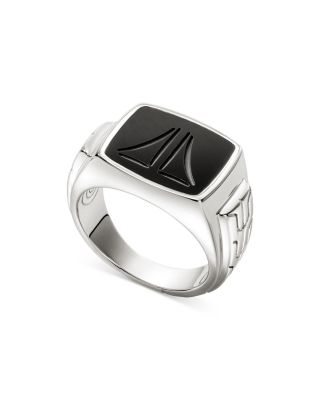 Sterling Silver Onyx Signet Ring
