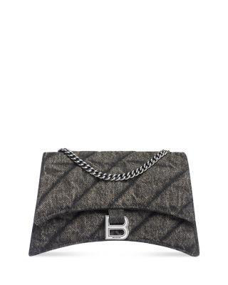Balenciaga Crush XS Chain Bag Quilted Denim | Bloomingdale's