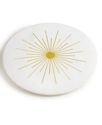 GAURI KOHLI - Sunshine Marble Lazy Susan 16&#x22;