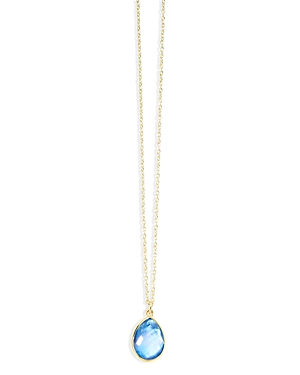 Shop Ippolita 18k Yellow Gold Rock Candy Lapis Triplet Pendant Necklace, 16-18 In Blue/gold