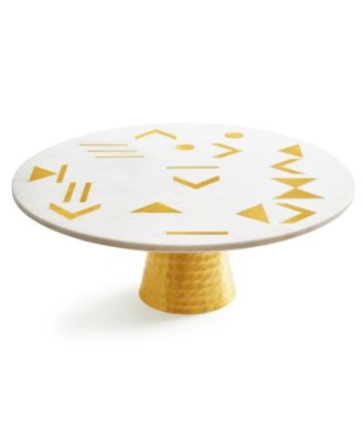 GAURI KOHLI - Olympia Marble Cake Stand 12"