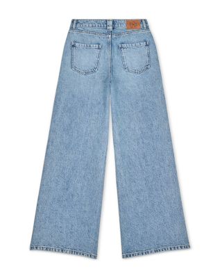 Mellou Wide Leg Jeans in Light Used Blue